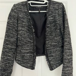 BCBG blazer jacket with zipper size 0